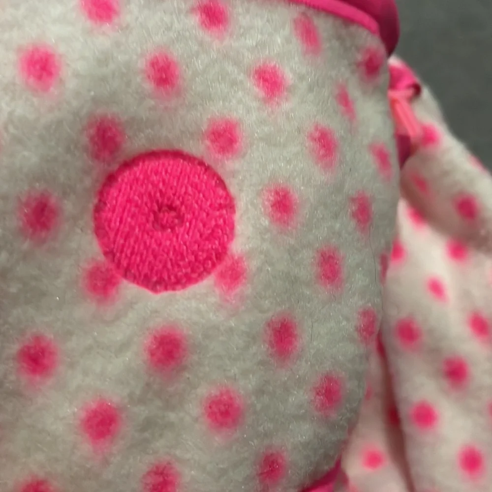 Gap Kids Hot Pink with White Polka-Dot Free Finger Mitten
